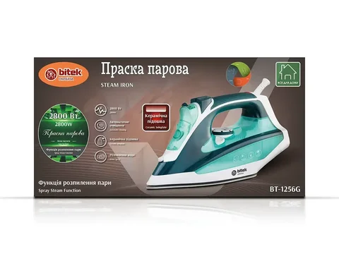 Праска парова BITEK BT-1256G 2800 Вт з керамічною підошвою