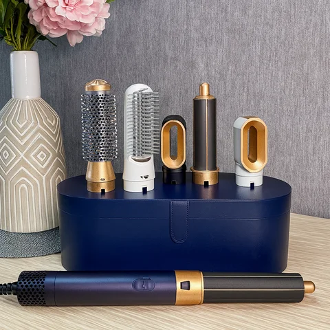 Мультистайлер 5 в 1 для сушіння, випрямлення та завивки, синій