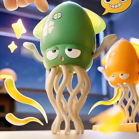 Інтерактивна іграшка Танцюючий восьминіг Tummy Time Octopus з музикою і світлом