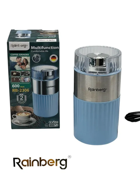 Електрична кавомолка Rainberg RB-2306 600 Вт зі сталевим ножем