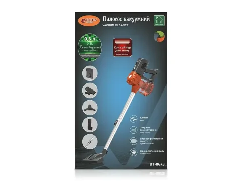 Пилосос ручний вертикальний BITEK BT-8673 4200 Вт, контейнер 0,5 л