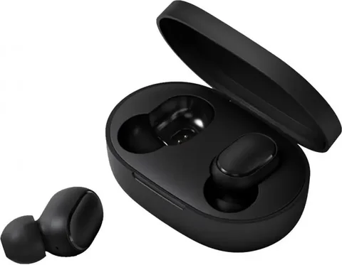 Бездротові TWS-навушники Bluetooth 5.0 вакуумні чорні із зарядним боксом