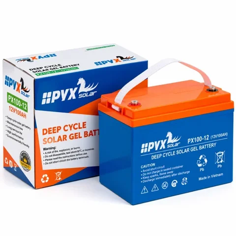Гелевий акумулятор RX100AP 12 В 100 А·год Deep Cycle Solar Gel для ДБЖ