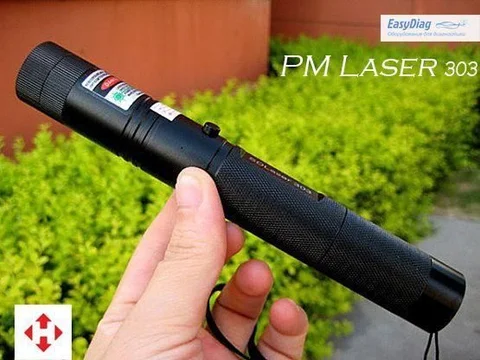 Лазерна указка зелена Laser 303 green з насадкою «Зоряне небо»