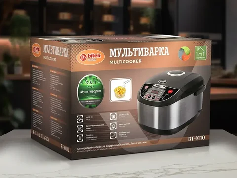 Мультиварка BITEK BT-0110 5 л 2000 Вт з антипригарною чашею