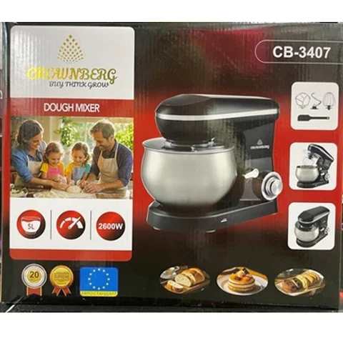 Тістомісильна машина Crownberg CB-3407 2600 Вт, чаша 5 л
