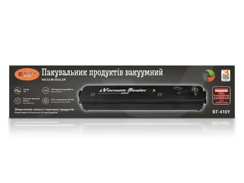 Вакуумний пакувальник BITEK BT-410Y 110 Вт, 10 пакетів