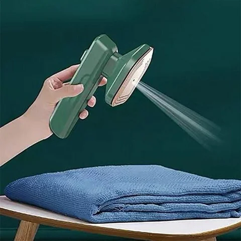 Портативна вертикальна праска-відпарювач 2 в 1 Dry Iron With Spray, зелена