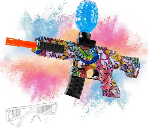 Гелевий бластер-автомат Water gun G-518 із захисними окулярами