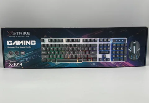 Комплект XSTRIKE X-1014 дротові клавіатура і миша з RGB, USB