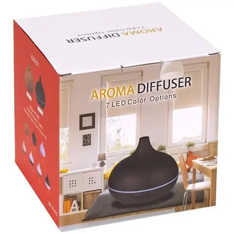 Зволожувач повітря з LED-підсвічуванням Aroma Diffuser 115-021 з пультом