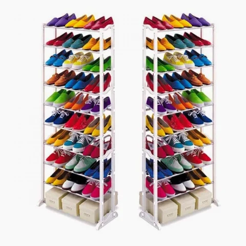 Полиця для взуття Amazing Shoe Rack на 30 пар, 10 рівнів