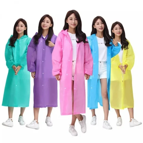 Дощовик універсальний з капюшоном RAINCOAT 150 × 70 см, різні кольори