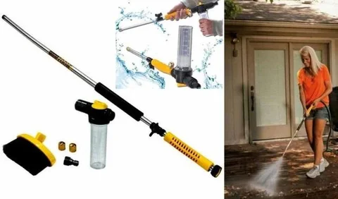 Насадка-мийка Water Zoom на садовий шланг для миття авто та поливу