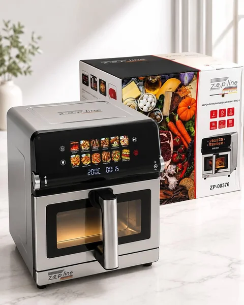 Аерофритюрниця Zepline ZP-00376 13 л 4200 Вт, 2 ТЕНи, 12 програм