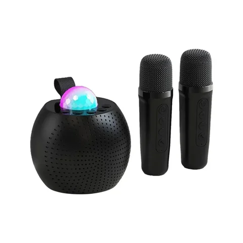 Колонка-караоке Z1 Bluetooth 5.3 з двома мікрофонами, чорна, біла, рожева