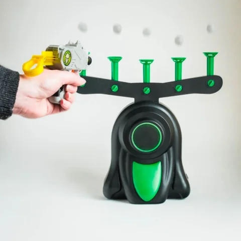 Повітряний тир Hover Shot: бластер з м’якими патронами та літаючі мішені