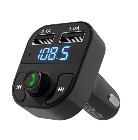 FM-трансмітер CAR X8 з Bluetooth, MP3 і двома USB-портами
