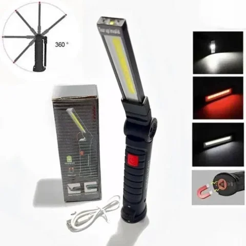 Кемпінговий LED-ліхтар BL-W52 з магнітом, гачком і червоним світлом