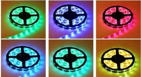Світлодіодна стрічка RGB 5050 на 300 LED, 5 м, комплект