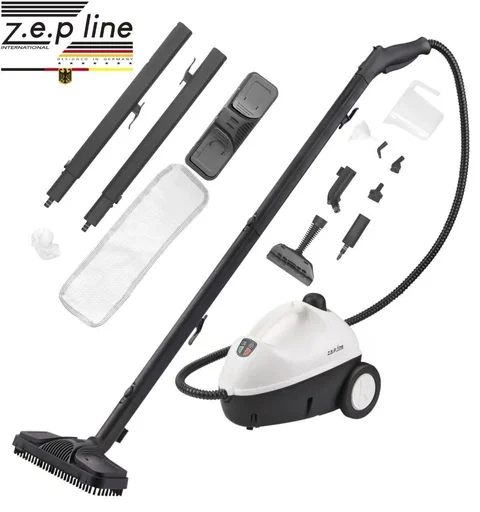 Пароочисник Zepline ZP-00223 3000 Вт білий, бак 1,2 л
