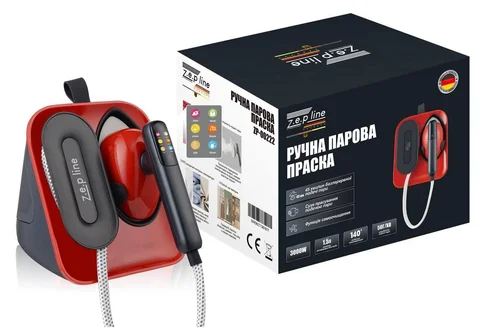 Ручна парова праска Zepline ZP-00222 3000 Вт червона