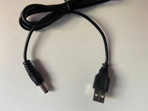 Кабель живлення USB – DC 5,5 × 2,1 мм, 5 В для роутера від павербанка