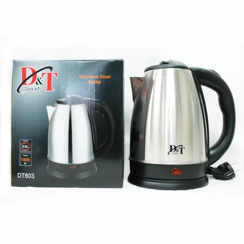 Електрочайник D&T Smart DT 803 з нержавіючої сталі 2 л 1800 Вт