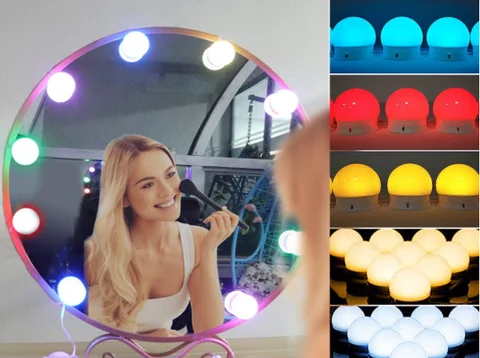 LED-підсвітка для дзеркала NO378 з регулюванням яскравості, 10 ламп