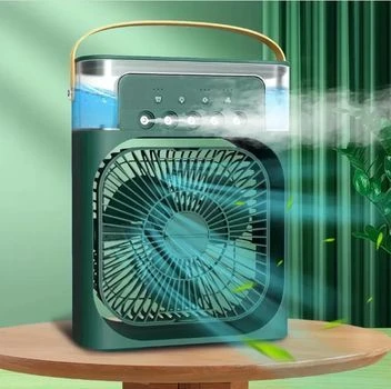 Настільний USB-вентилятор зі зволожувачем 9418, 3 швидкості, підсвічування, бак 900 мл