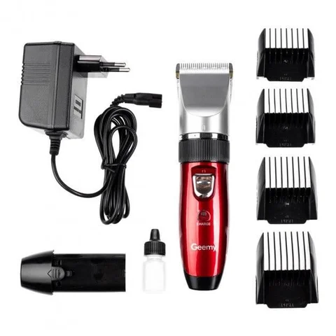 Машинка для стрижки волосся Geemy GM-6001 з 2 акумуляторами