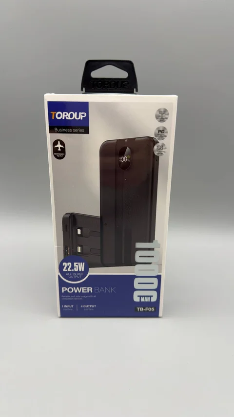 Повербанк TOROUP TB-F05 10000 мА·год 22,5 Вт, PD 20 Вт