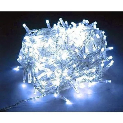 Гірлянда-нитка RD-7139 100 LED 9 м, білий колір, білий провід