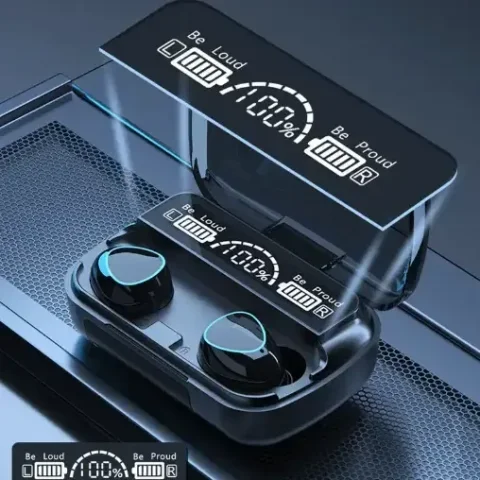 Бездротові навушники-вкладиші TWS M10 Bluetooth 5.1 з кейсом, IPX7