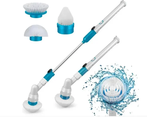 Електрощітка для прибирання Spin Scrubber MA-2 бездротова, 3 насадки