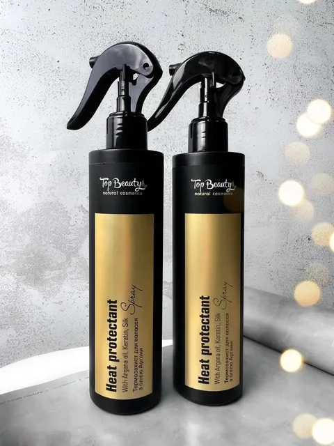 Термозахисний спрей для волосся з аргановим маслом Top Beauty 250 мл