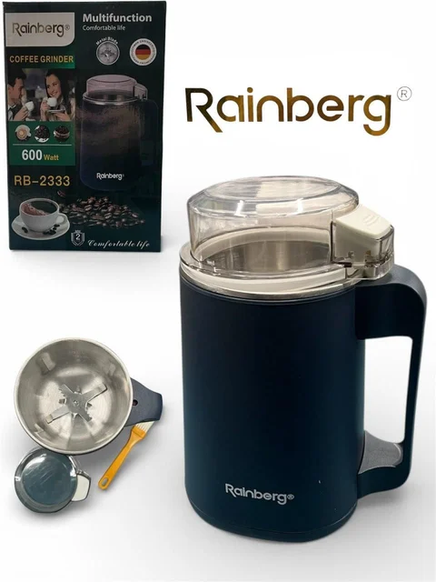 Електрична кавомолка Rainberg RB-2333 600 Вт з 4 лезами