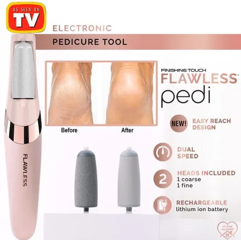 Електричний апарат для педикюру Flawless Pedi з двома насадками