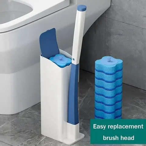 Безконтактний йоржик для унітазу зі змінними дисками Toilet Cleaner Set