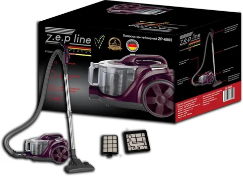 Контейнерний пилосос Zepline ZP-6805 4000 Вт, 4 л, фіолетовий