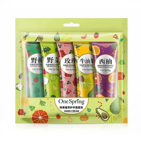Набір кремів для рук OneSpring Hand Cream 5 шт. по 30 г