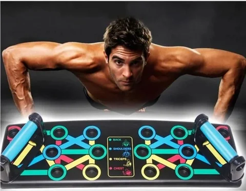Платформа для віджимань Push Up Rack Board складна з 4 кольоровими зонами