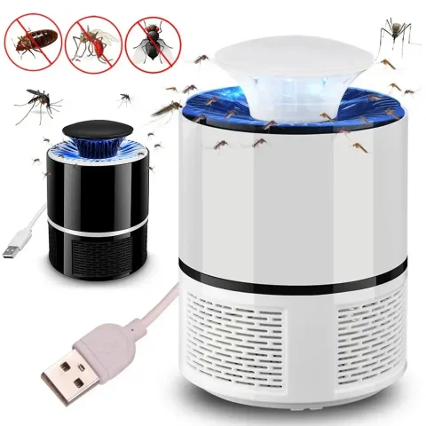 Електрична лампа-пастка для комарів Mosquito Killer Lamp з живленням від USB