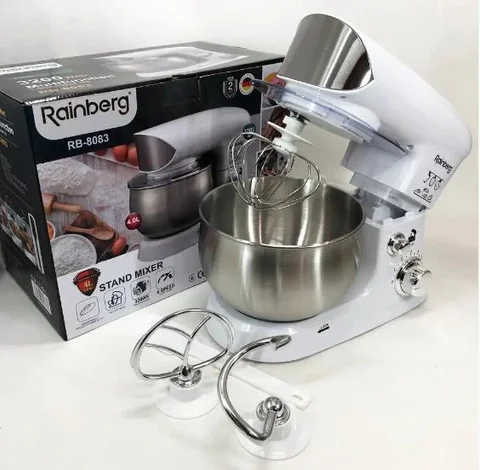 Планетарний міксер-тістоміс Rainberg RB-8083 3200 Вт з чашею 4 л