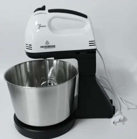 Міксер Crownberg CB-7321 з чашею 2 л, 7 швидкостей, 300 Вт