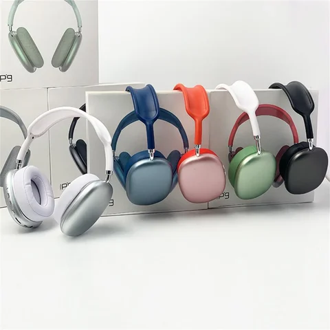 Бездротові повнорозмірні навушники P9 Bluetooth 5.0 з MP3 (срібний, чорний)