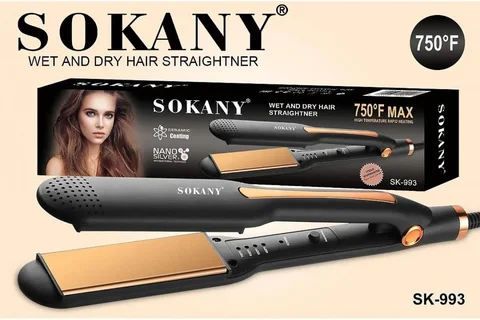 Праска для волосся Sokany SK-993 з керамічними пластинами, 50 Вт