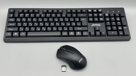 Комплект JEDEL WS736: бездротова клавіатура і 3D-миша 1000 DPI